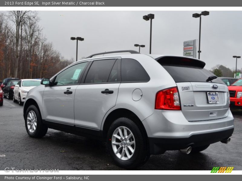 Ingot Silver Metallic / Charcoal Black 2013 Ford Edge SE