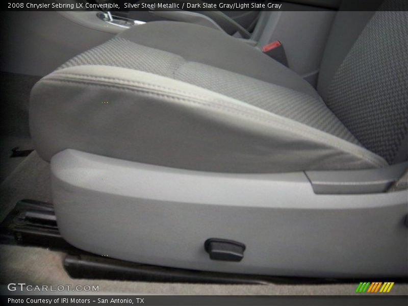 Silver Steel Metallic / Dark Slate Gray/Light Slate Gray 2008 Chrysler Sebring LX Convertible
