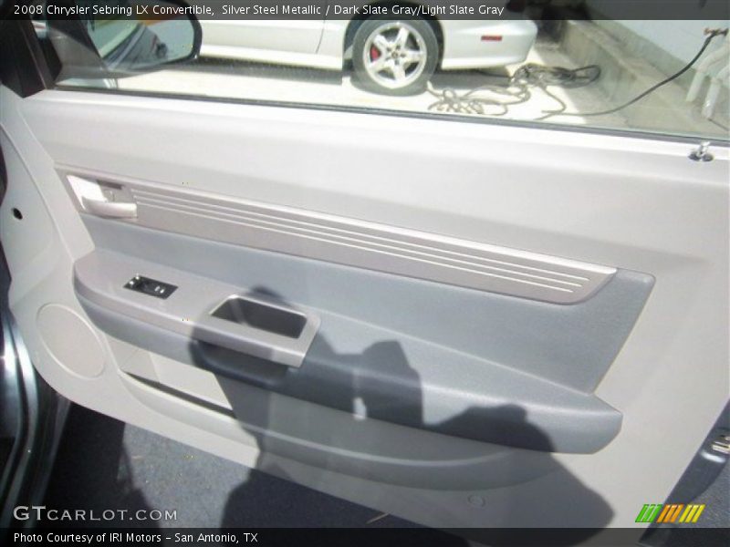 Silver Steel Metallic / Dark Slate Gray/Light Slate Gray 2008 Chrysler Sebring LX Convertible