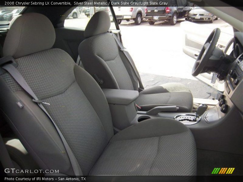 Silver Steel Metallic / Dark Slate Gray/Light Slate Gray 2008 Chrysler Sebring LX Convertible