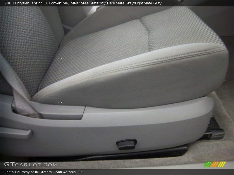 Silver Steel Metallic / Dark Slate Gray/Light Slate Gray 2008 Chrysler Sebring LX Convertible