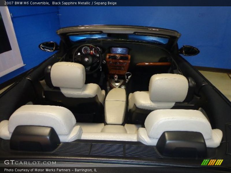 Black Sapphire Metallic / Sepang Beige 2007 BMW M6 Convertible