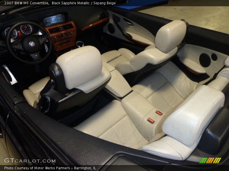  2007 M6 Convertible Sepang Beige Interior