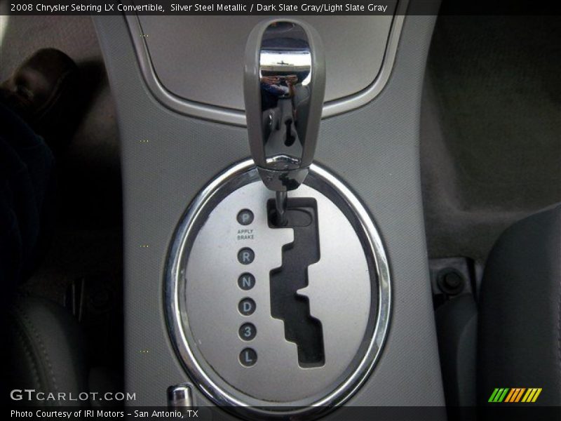 Silver Steel Metallic / Dark Slate Gray/Light Slate Gray 2008 Chrysler Sebring LX Convertible