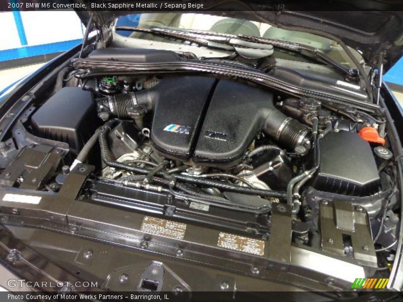  2007 M6 Convertible Engine - 5.0 Liter DOHC 40-Valve VVT V10