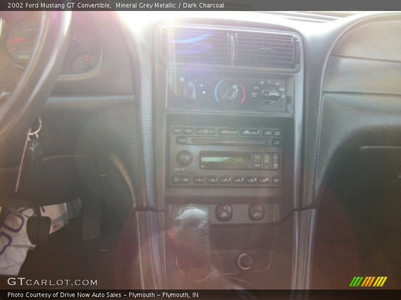 Mineral Grey Metallic / Dark Charcoal 2002 Ford Mustang GT Convertible