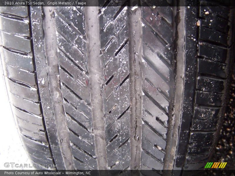 Grigio Metallic / Taupe 2010 Acura TSX Sedan