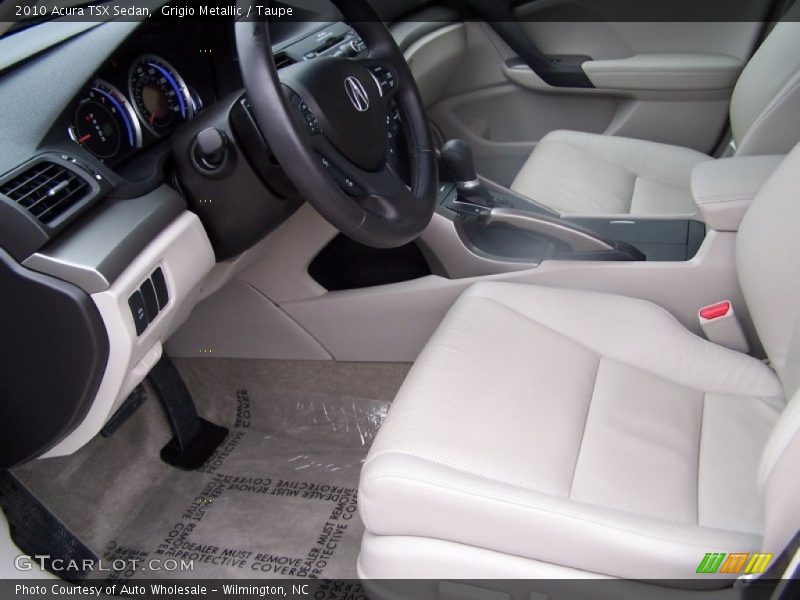 Grigio Metallic / Taupe 2010 Acura TSX Sedan