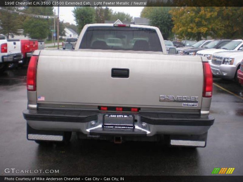 Light Pewter Metallic / Neutral 1998 Chevrolet C/K 3500 C3500 Extended Cab