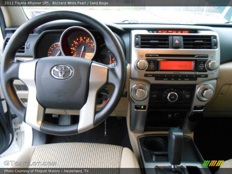 Blizzard White Pearl / Sand Beige 2011 Toyota 4Runner SR5