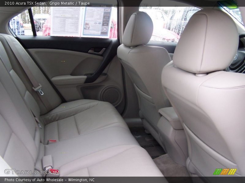 Grigio Metallic / Taupe 2010 Acura TSX Sedan