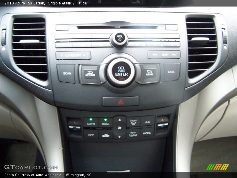 Controls of 2010 TSX Sedan