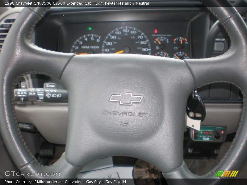 Light Pewter Metallic / Neutral 1998 Chevrolet C/K 3500 C3500 Extended Cab
