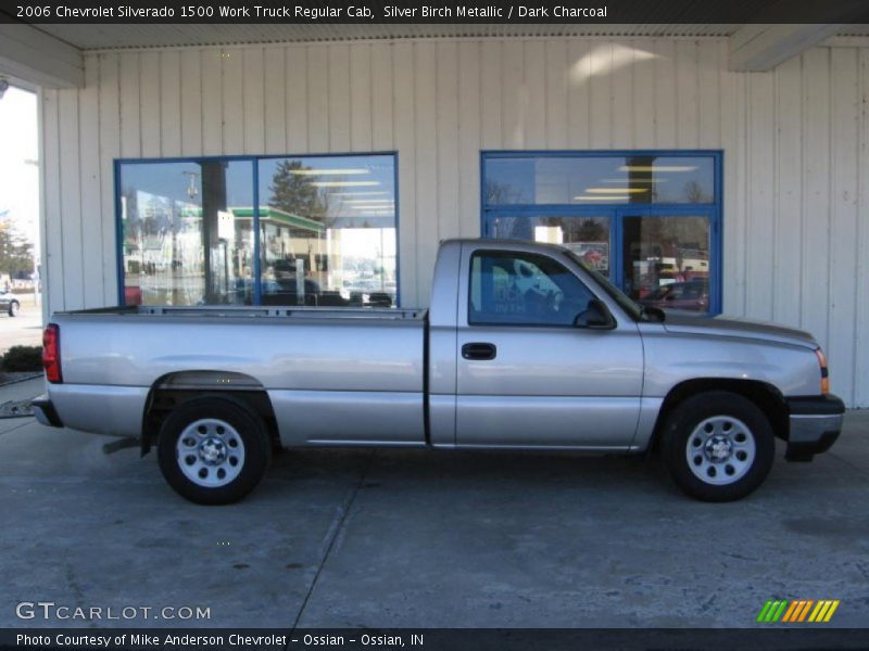 Silver Birch Metallic / Dark Charcoal 2006 Chevrolet Silverado 1500 Work Truck Regular Cab