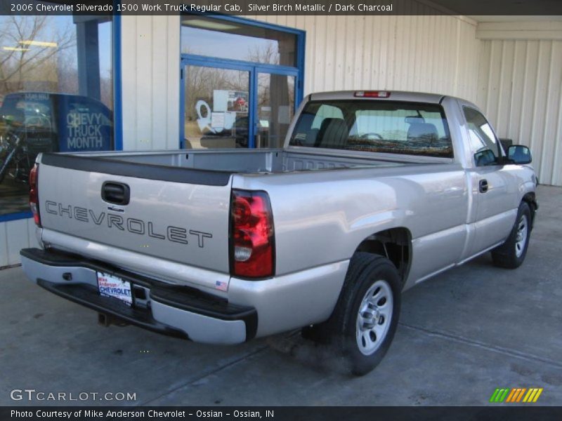 Silver Birch Metallic / Dark Charcoal 2006 Chevrolet Silverado 1500 Work Truck Regular Cab