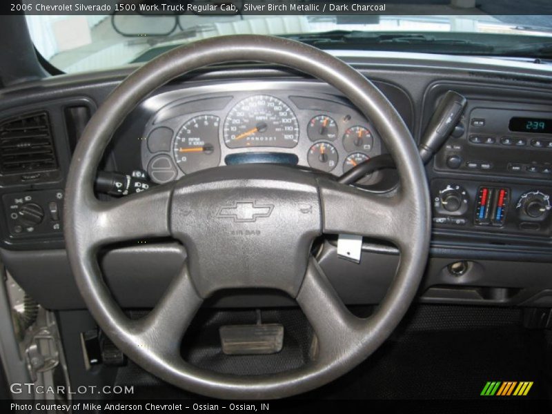 Silver Birch Metallic / Dark Charcoal 2006 Chevrolet Silverado 1500 Work Truck Regular Cab