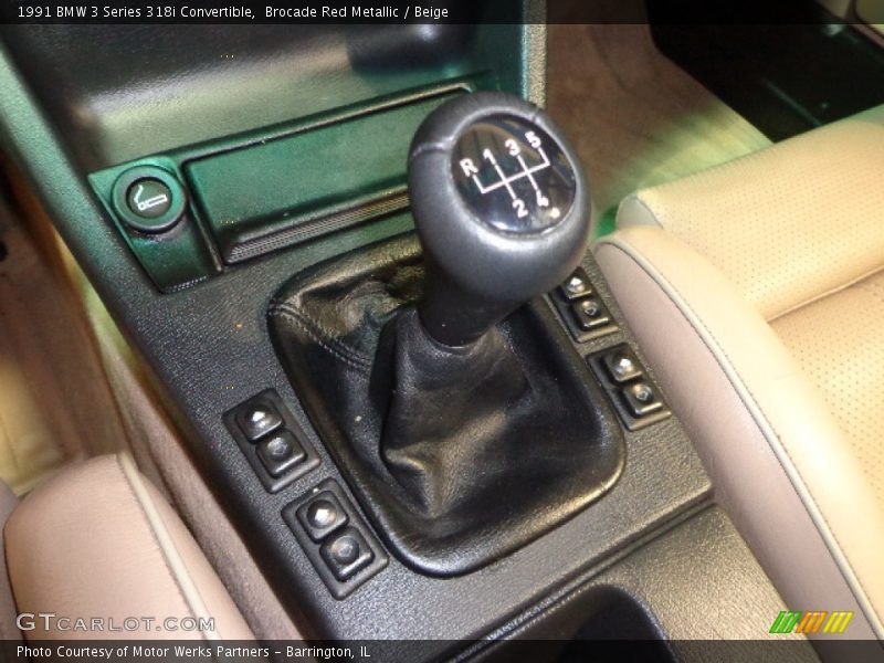 1991 3 Series 318i Convertible 5 Speed Manual Shifter