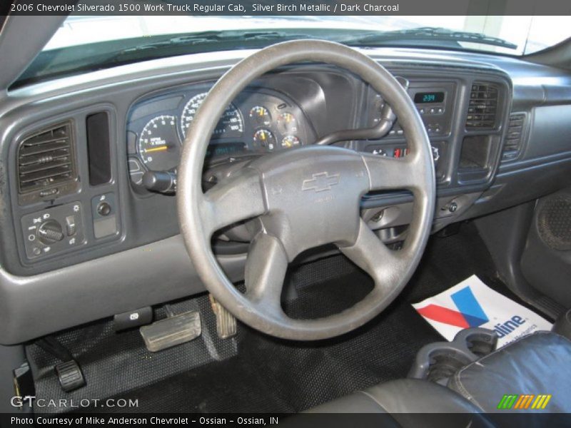 Silver Birch Metallic / Dark Charcoal 2006 Chevrolet Silverado 1500 Work Truck Regular Cab