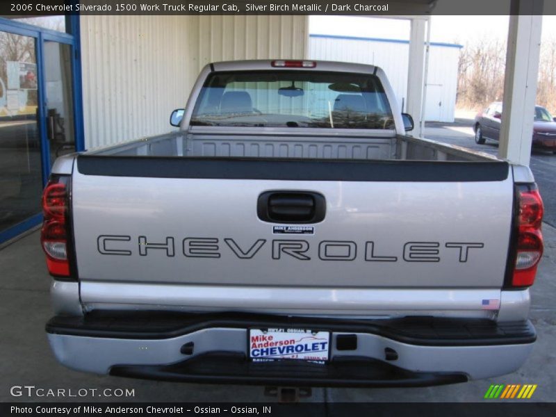 Silver Birch Metallic / Dark Charcoal 2006 Chevrolet Silverado 1500 Work Truck Regular Cab