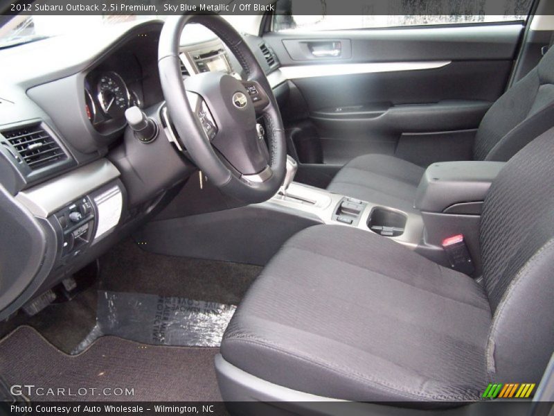  2012 Outback 2.5i Premium Off Black Interior