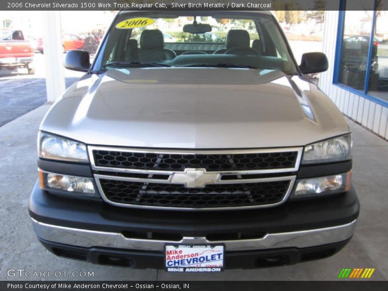 Silver Birch Metallic / Dark Charcoal 2006 Chevrolet Silverado 1500 Work Truck Regular Cab