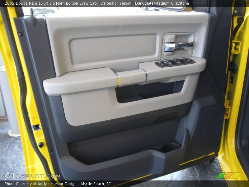 Detonator Yellow / Dark Slate/Medium Graystone 2009 Dodge Ram 1500 Big Horn Edition Crew Cab
