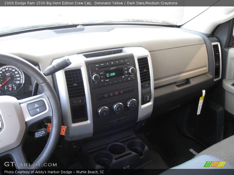 Detonator Yellow / Dark Slate/Medium Graystone 2009 Dodge Ram 1500 Big Horn Edition Crew Cab