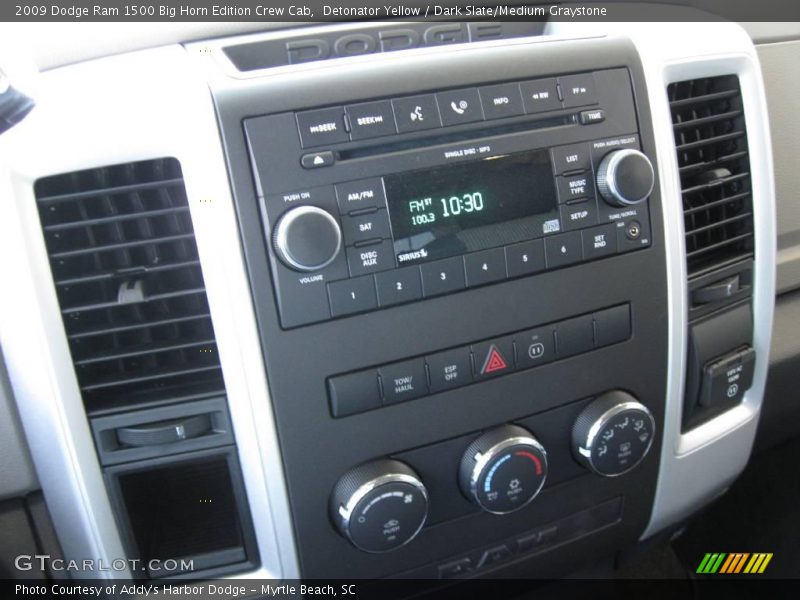 Detonator Yellow / Dark Slate/Medium Graystone 2009 Dodge Ram 1500 Big Horn Edition Crew Cab