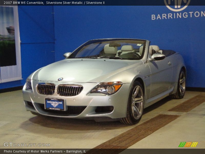Silverstone Silver Metallic / Silverstone II 2007 BMW M6 Convertible