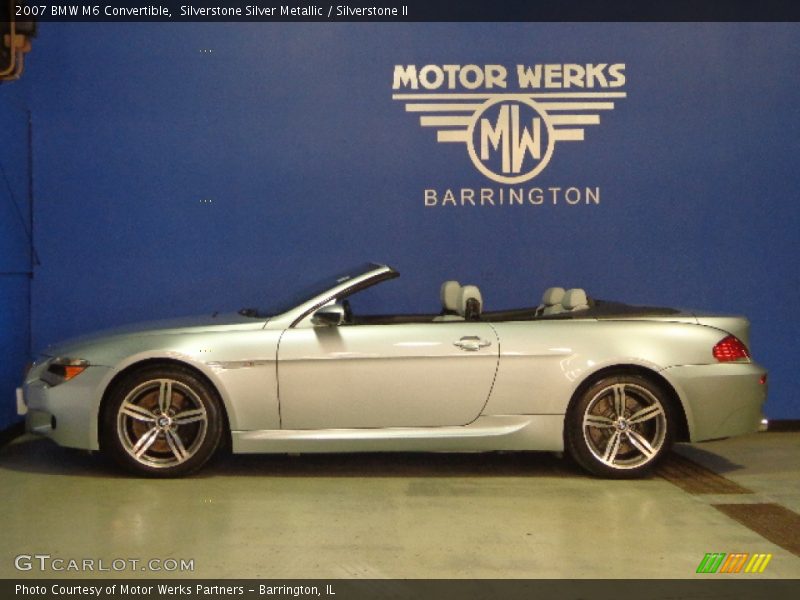 Silverstone Silver Metallic / Silverstone II 2007 BMW M6 Convertible