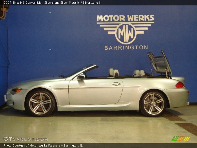 Silverstone Silver Metallic / Silverstone II 2007 BMW M6 Convertible