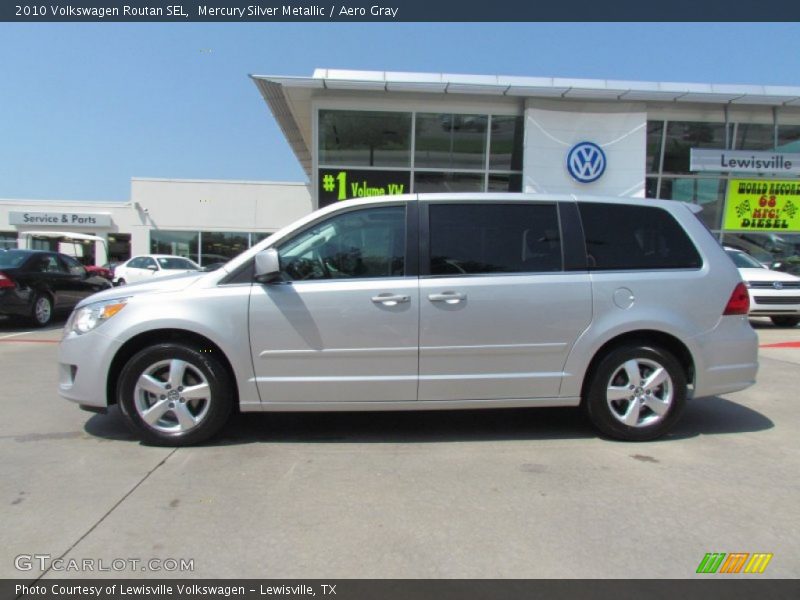Mercury Silver Metallic / Aero Gray 2010 Volkswagen Routan SEL