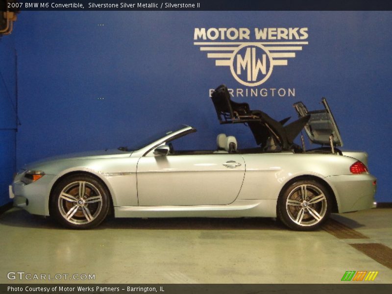 Silverstone Silver Metallic / Silverstone II 2007 BMW M6 Convertible