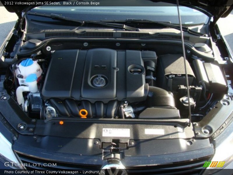Black / Cornsilk Beige 2012 Volkswagen Jetta SE Sedan