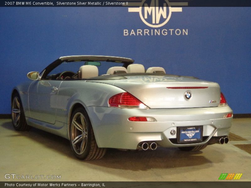 Silverstone Silver Metallic / Silverstone II 2007 BMW M6 Convertible
