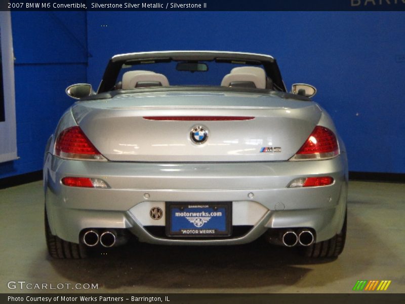 Silverstone Silver Metallic / Silverstone II 2007 BMW M6 Convertible