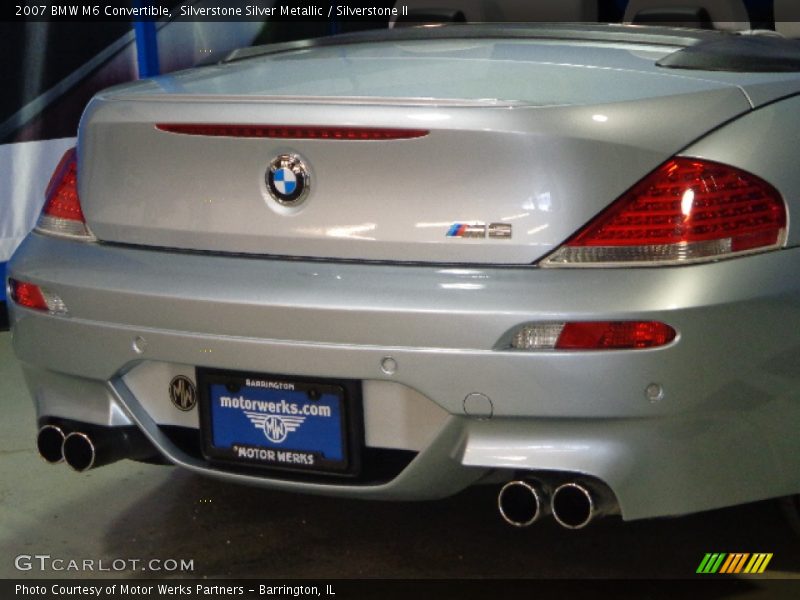 Silverstone Silver Metallic / Silverstone II 2007 BMW M6 Convertible