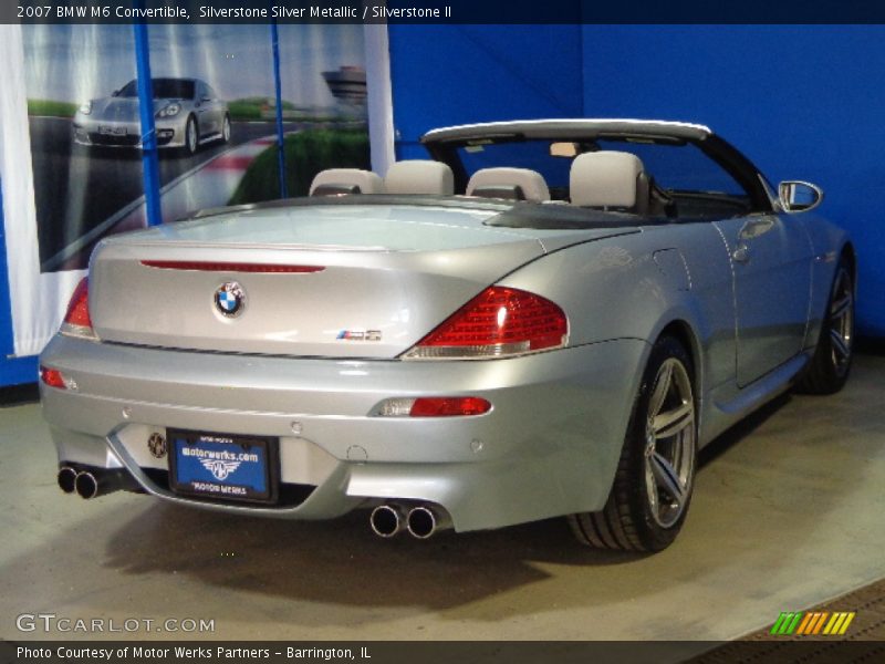 Silverstone Silver Metallic / Silverstone II 2007 BMW M6 Convertible