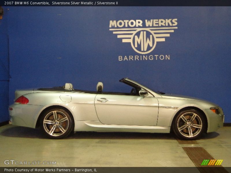 Silverstone Silver Metallic / Silverstone II 2007 BMW M6 Convertible