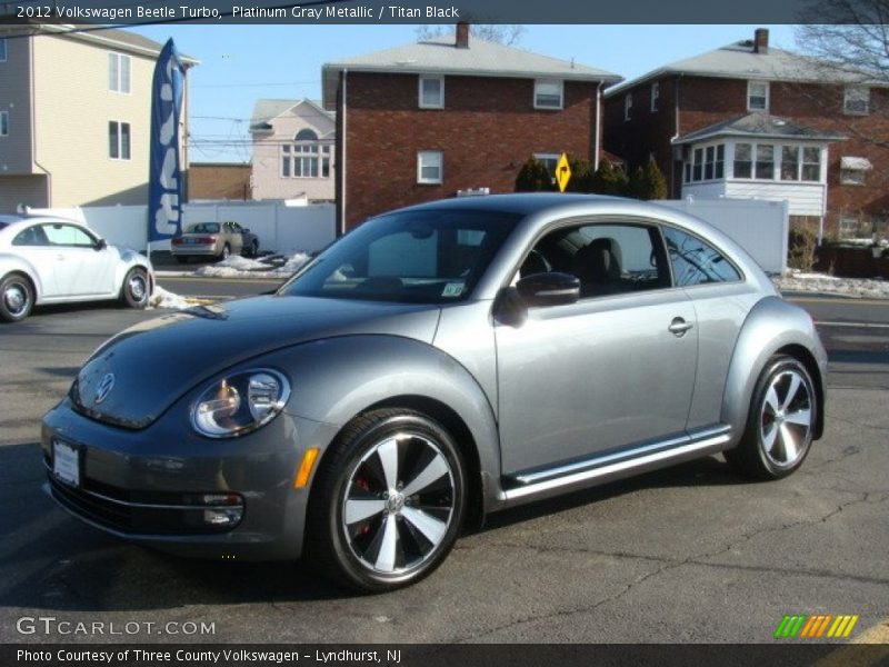 Platinum Gray Metallic / Titan Black 2012 Volkswagen Beetle Turbo