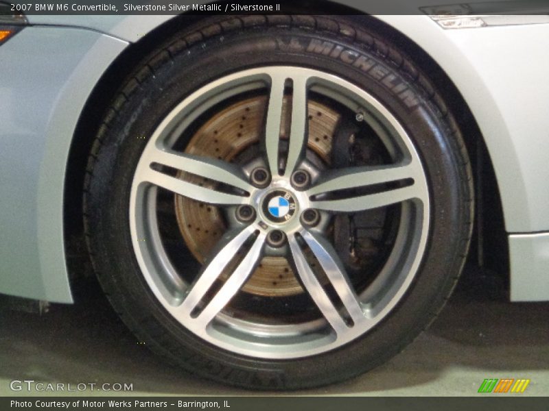 Silverstone Silver Metallic / Silverstone II 2007 BMW M6 Convertible