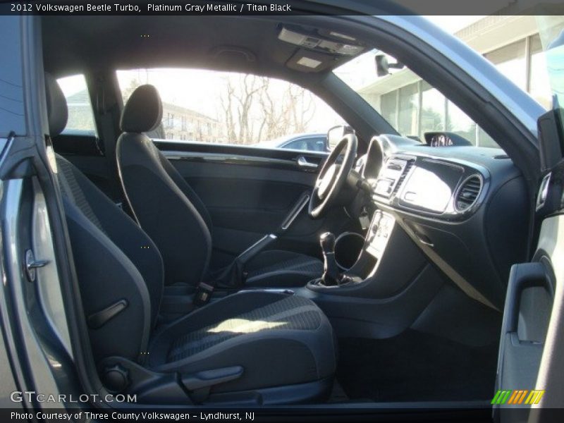 Platinum Gray Metallic / Titan Black 2012 Volkswagen Beetle Turbo