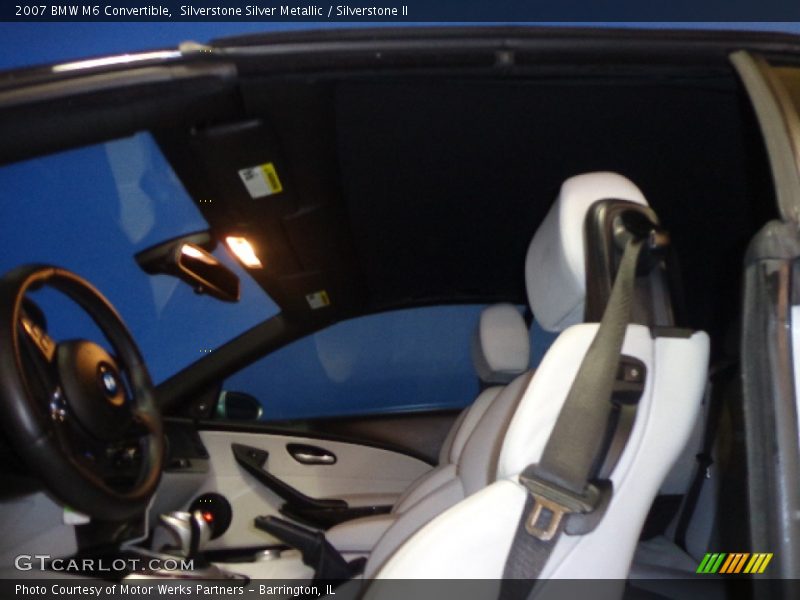Silverstone Silver Metallic / Silverstone II 2007 BMW M6 Convertible
