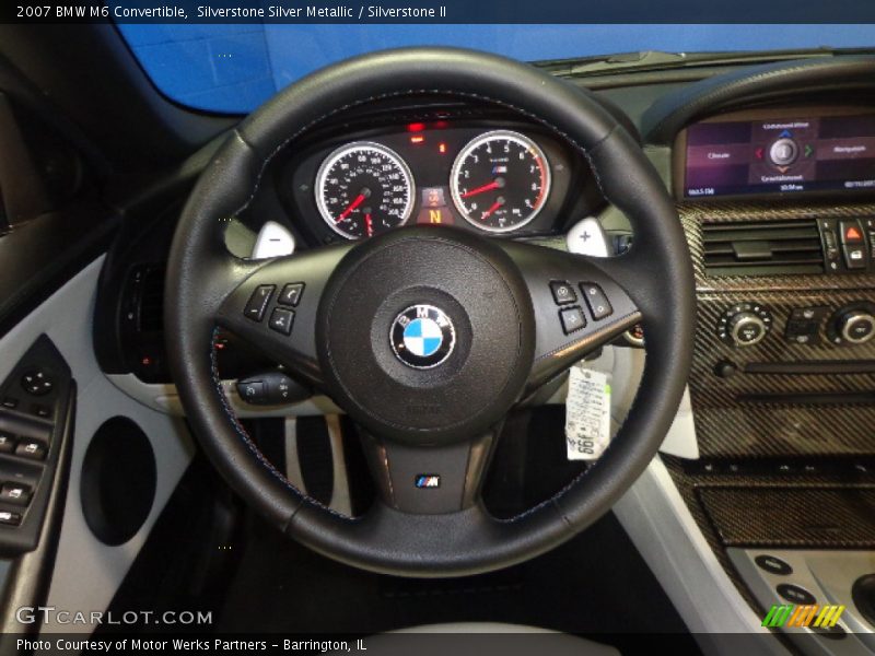 Silverstone Silver Metallic / Silverstone II 2007 BMW M6 Convertible