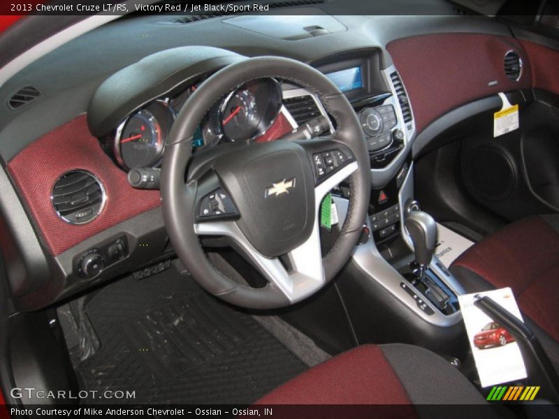 Jet Black/Sport Red Interior - 2013 Cruze LT/RS 