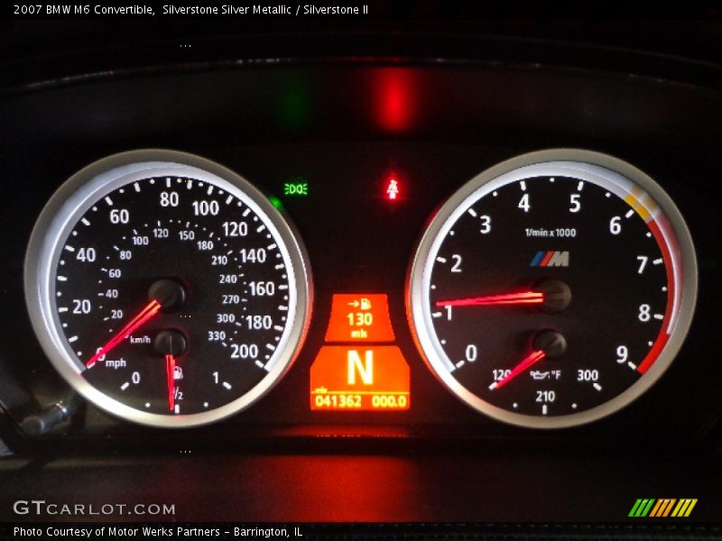 Silverstone Silver Metallic / Silverstone II 2007 BMW M6 Convertible