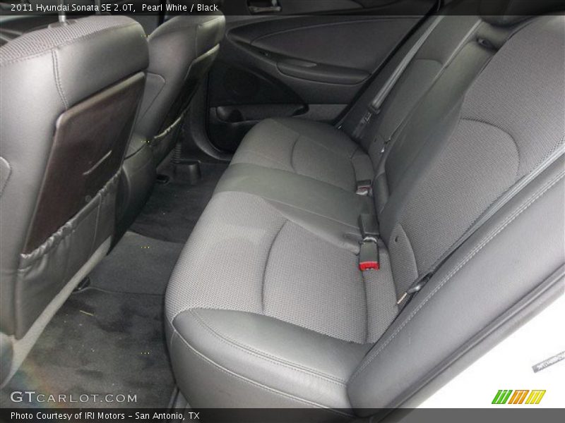 Pearl White / Black 2011 Hyundai Sonata SE 2.0T