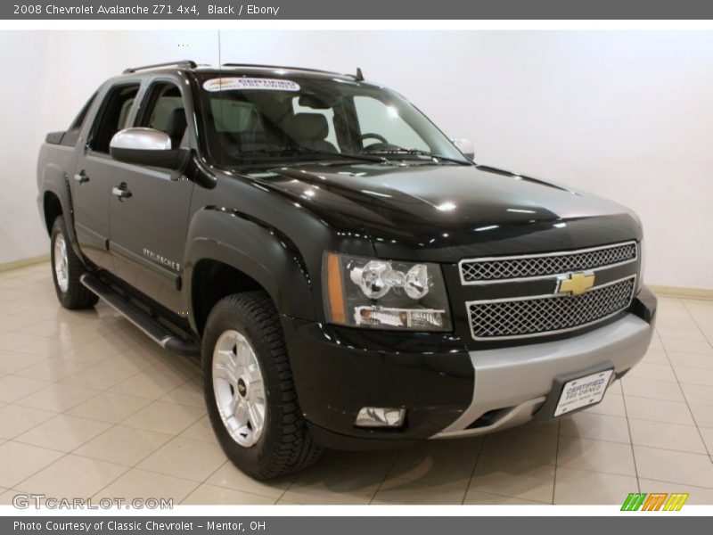 Black / Ebony 2008 Chevrolet Avalanche Z71 4x4