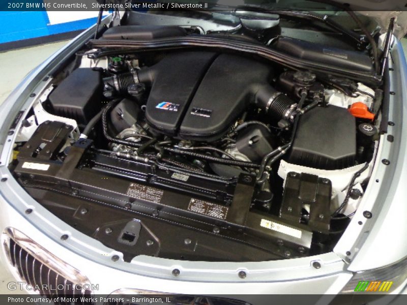 Silverstone Silver Metallic / Silverstone II 2007 BMW M6 Convertible