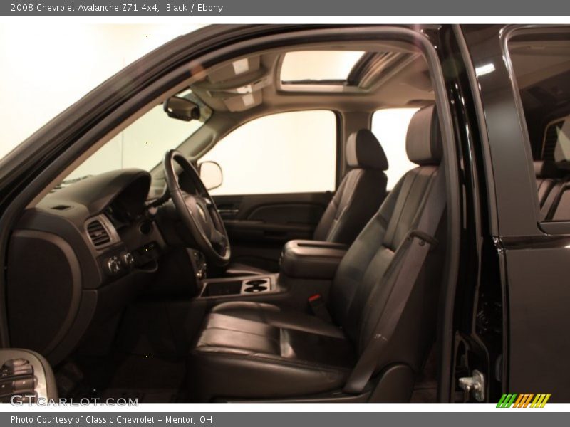 Black / Ebony 2008 Chevrolet Avalanche Z71 4x4